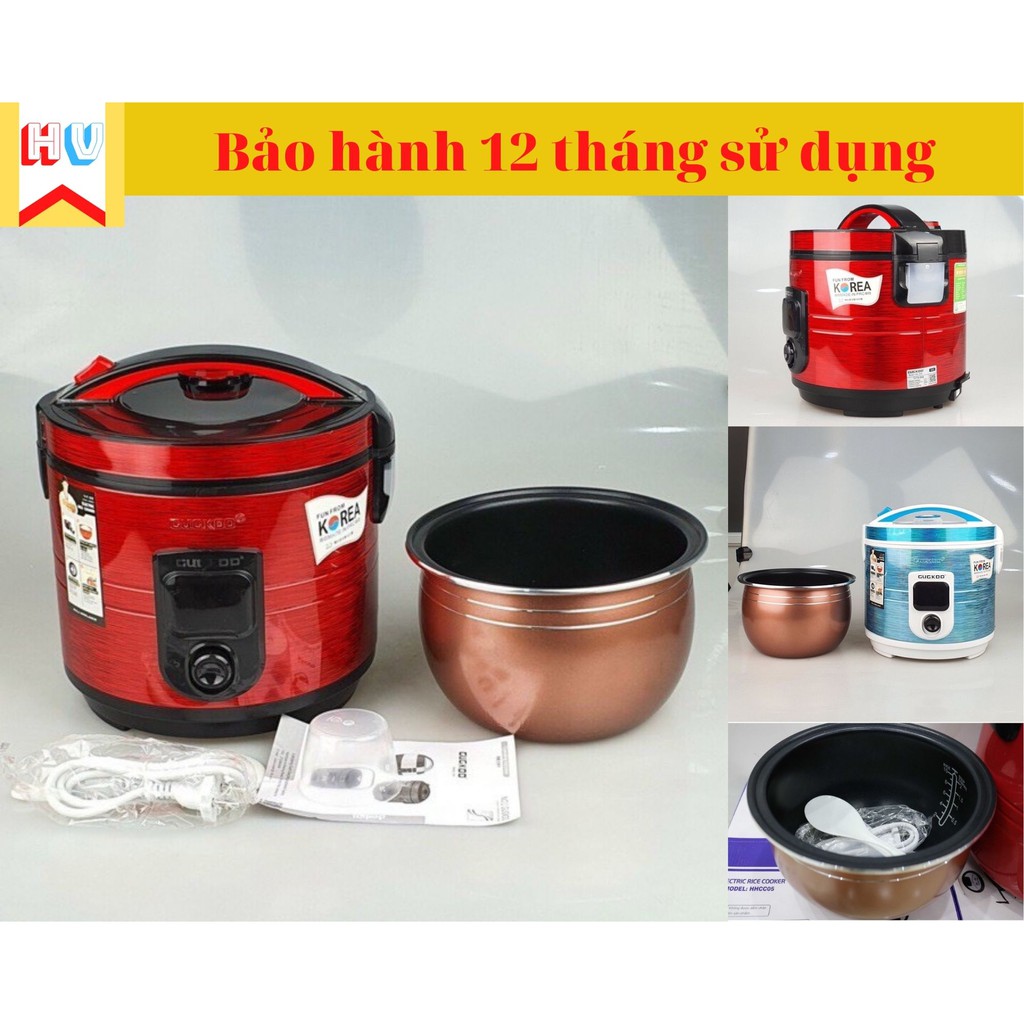 Nồi cơm điện Cuckoo 3D Hàn Quốc dung tích 2L- Lòng siêu dày, nấu cơm ngon- Bảo hành 12 tháng