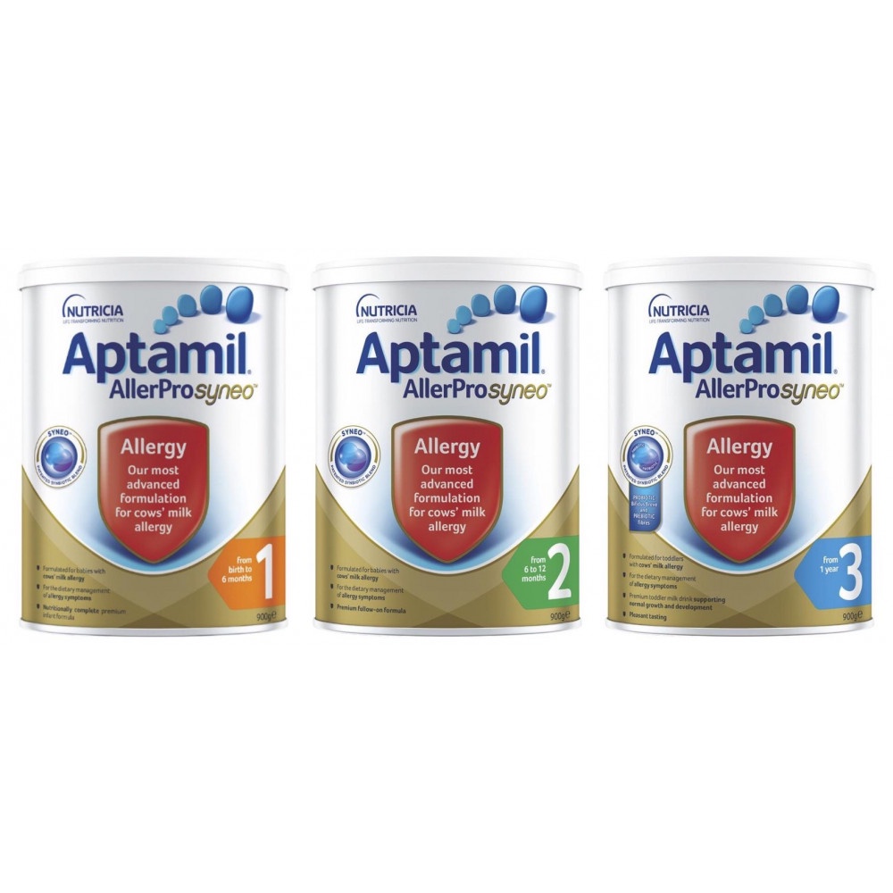 Aptamil AllerPro Syneo 1 2 3 - Sữa giành cho trẻ bị dị ứng 900g