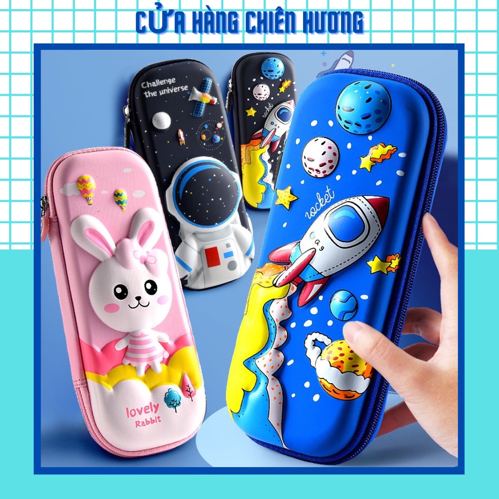 Hộp đựng bút nổi 3D