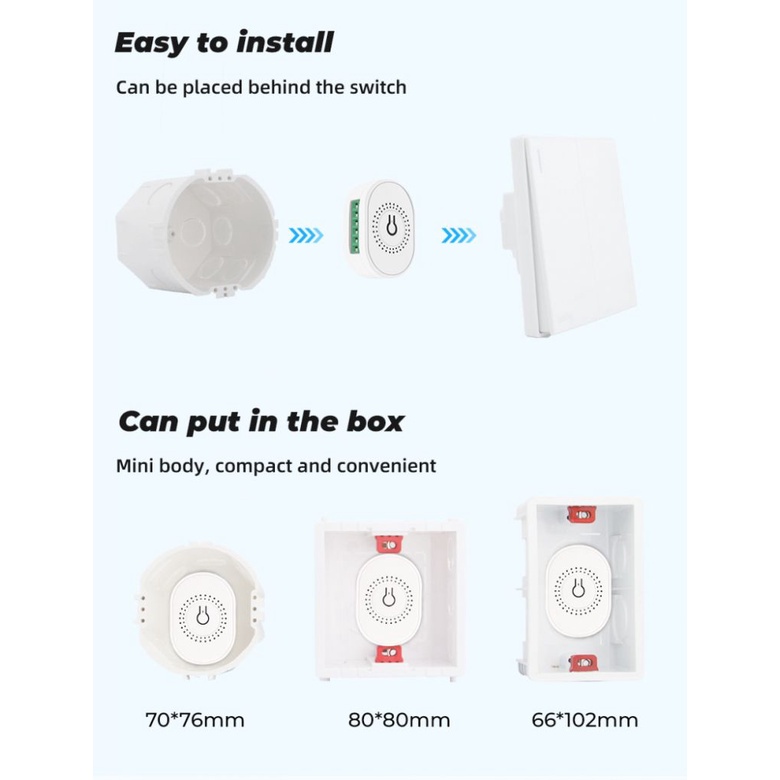 Tuya-Mini Thông Minh Điều Khiển Tốc Độ Quạt Trần với Alexa Google Nhà Ứng Dụng Điều Khiển Từ Xa