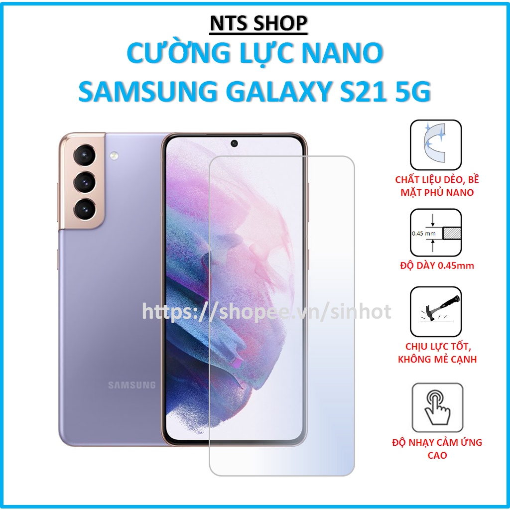 Dán cường lực dẻo bảo vệ màn hình Samsung Galaxy S21 5G