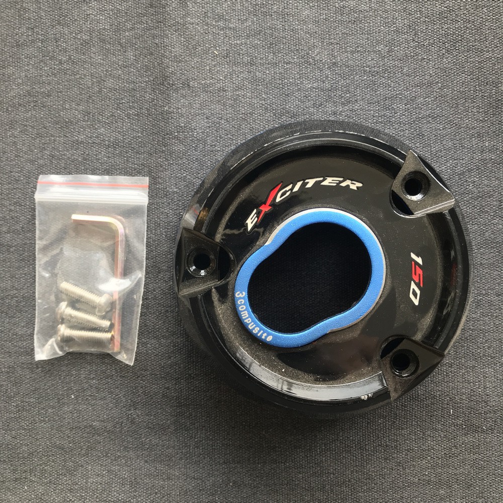 Chụp mỏ pô xe máy, chụp đích pô nhôm kiểu gắn EXCITER 150 đời 2015 đến 2020 mẫu mã độc đáo cá tính