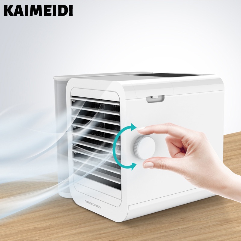 Kaimeidi Quạt Điều Hòa Làm Mát Không Khí mini Có Thể Mang Đi Được Sử Dụng Cho Văn Phòng ,office ,add water, Cầu Nguyện