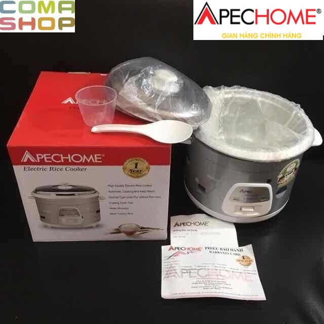 APH-15RC - NỒI CƠM ĐIỆN NẮP RỜI CHỐNG DÍNH APECHOME 1.5L (4-5 NGƯỜI ĂN) – BẢO HÀNH CHÍNH HÃNG 12 THÁNG