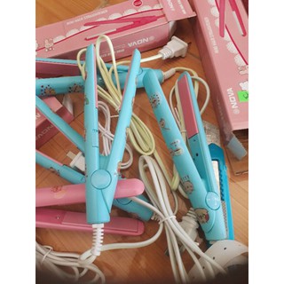 Máy uốn, duỗi tóc mini cute