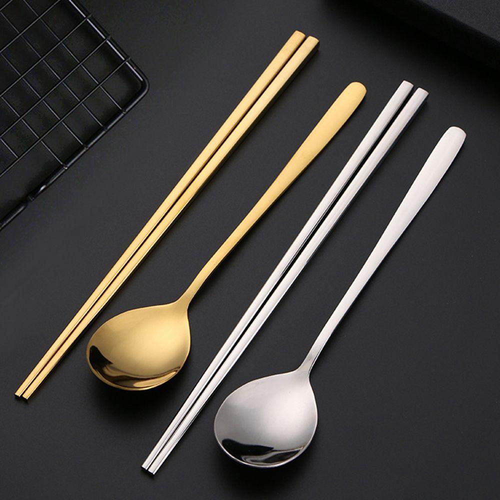 Bộ Muỗng Đũa Không Trượt Kèm Hộp Đựng Tiện Lợi