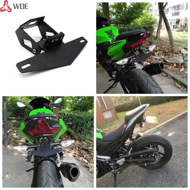 Khung Gắn Biển Số Xe Mô Tô Kawasaki Ninja250 / 400 Z900 Z650