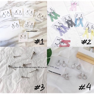 Rosy - combo 4 đôi khuyên tai đủ mẫu