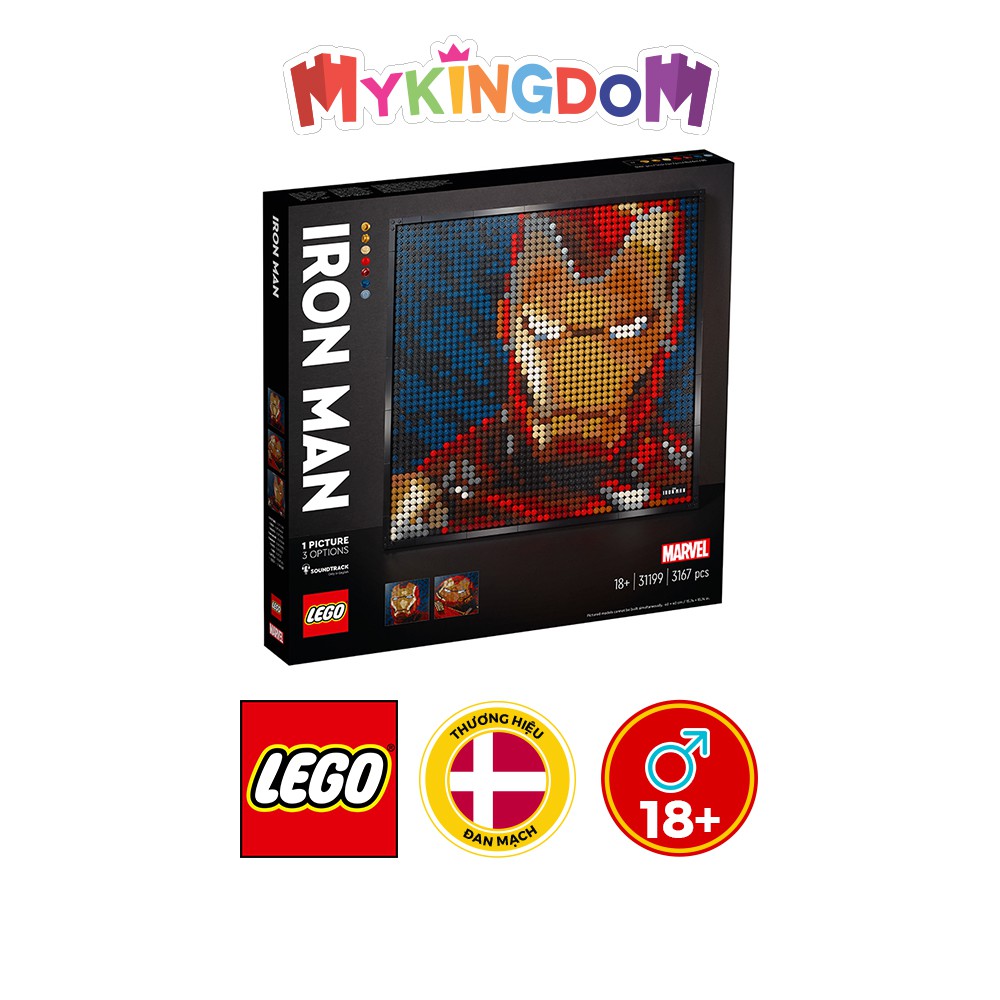 Tranh Lắp Ráp LEGO Marvel Studios Iron Man