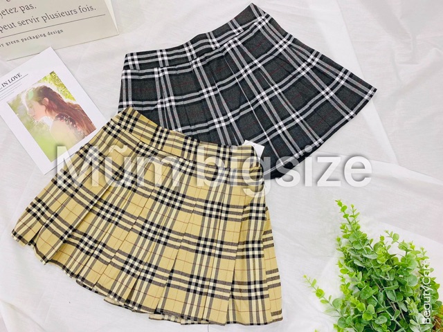 [Bigsize]Chân váy xếp ly kẻ đẹp | BigBuy360 - bigbuy360.vn
