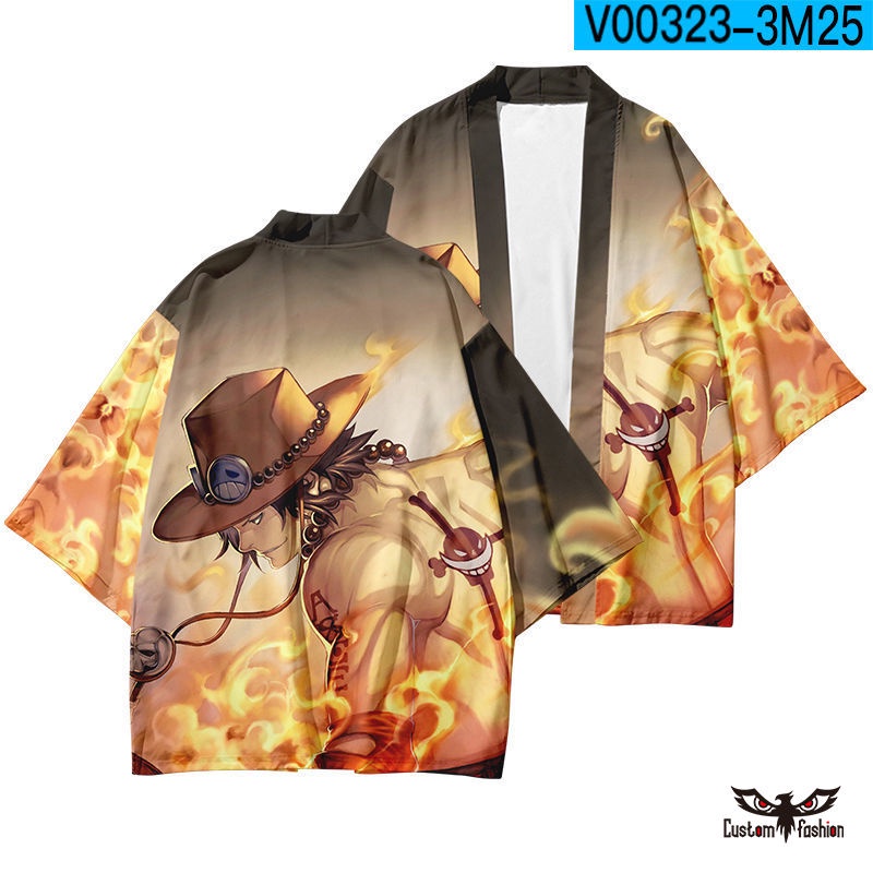 Bộ Đồ Hóa Trang Nhân Vật Luffy Zoro 3D Mặc Kimono Dành Cho Nam Nữ