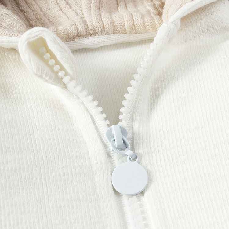 Các mẫu áo khoác mùa xuân và thu dành cho nam nữ bé đi chơi quần đệm bông romper sơ sinh trẻ một mảnh tai thỏ dễ
