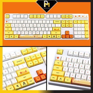 Keycap PBT Mùa Thu Autumn, XDA Profile, dyesub 129 Phím của PCmaster