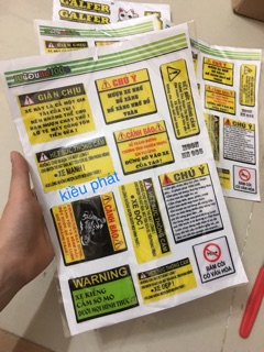 Tem Logo Nổi Decal Xe Máy