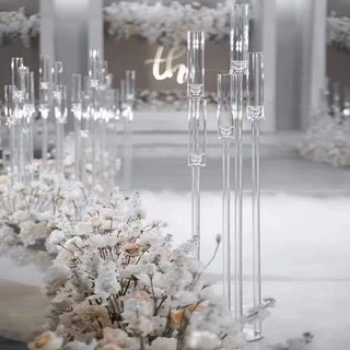 Trụ 5 ống trong suốt - Tinh tế -Trang trí lối đi sân khấu, phòng khách