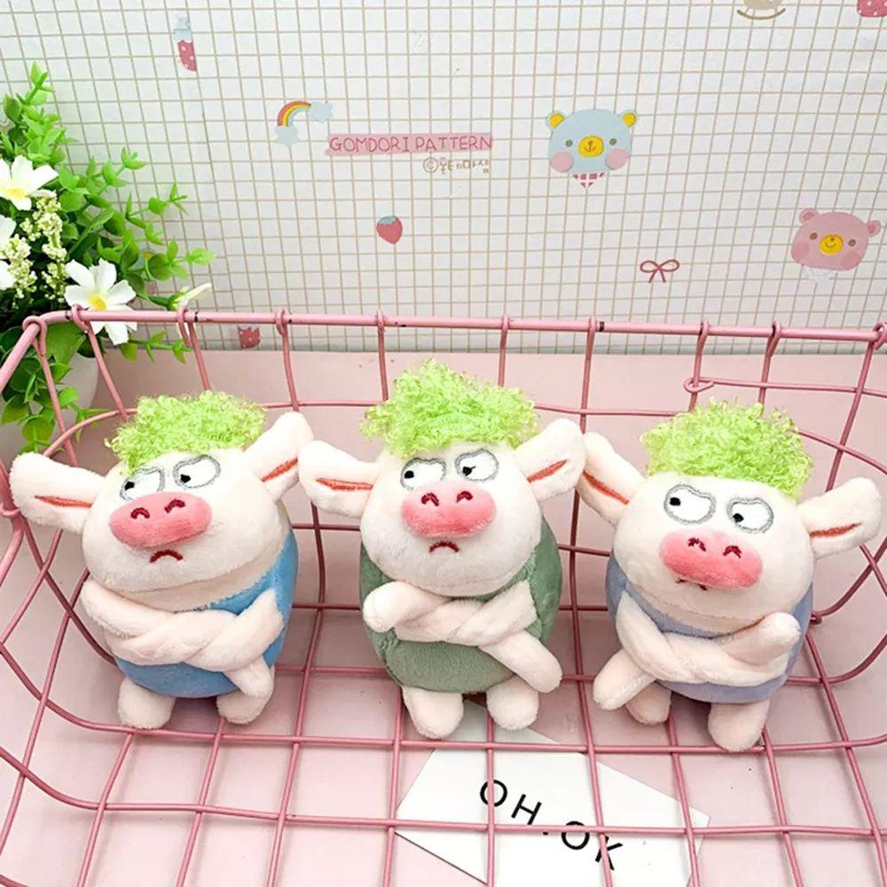 Móc Khóa Heo Nhồi Bông Mềm Mại Dễ Thương