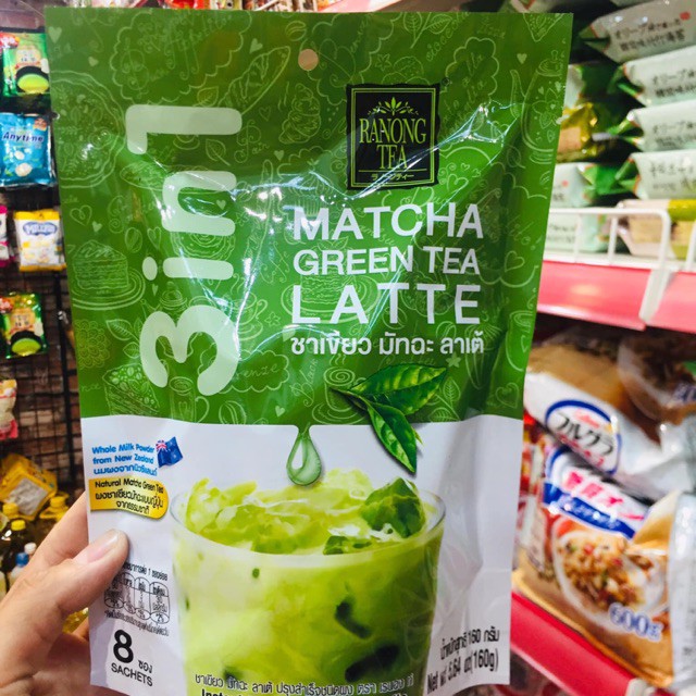 Trà sữa Matcha hòa tan ⚡ LOẠI NGON  ⚡ Trà sữa Ranong Tea 80gr hương vị thơm ngon thanh mát