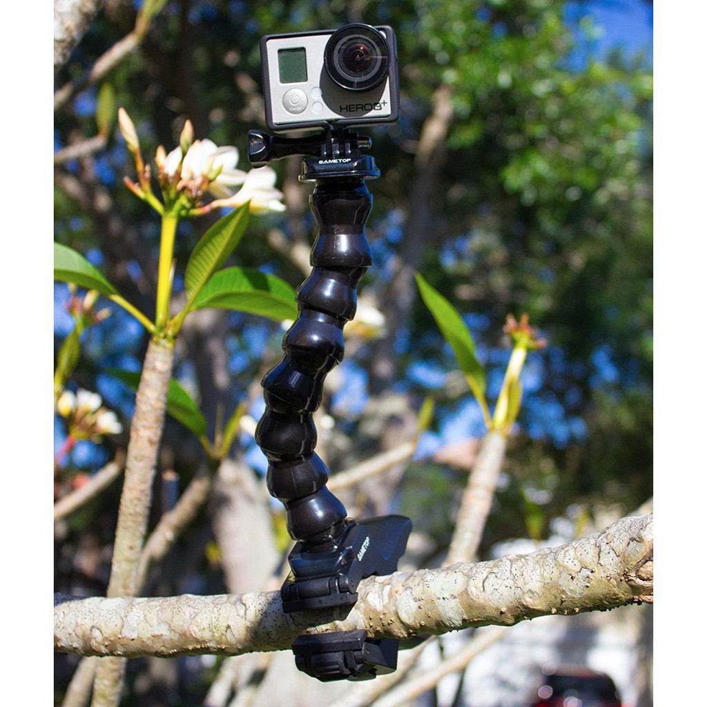 Kẹp đa năng cho actio cam gopro , sjcam, eken tiện dụng cho làm vlog livestream ... ( Jaws Flex Clamp )