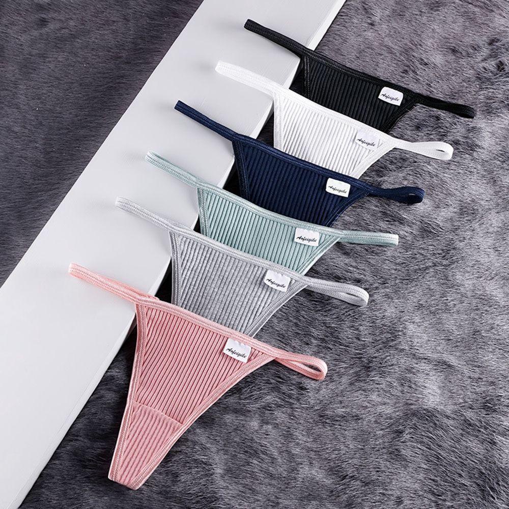 Quần Lót Cotton Lưng Thấp Phong Cách Hàn Quốc Quyến Rũ Cho Nữ