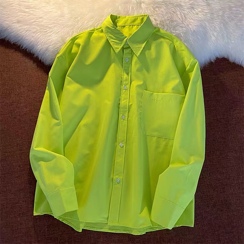 Hàng Mới Về Áo Sơ Mi Dài Tay Dáng Rộng Phong Cách Hàn Quốc Baju Wanita Lengan Panjang Hàng Mới Dành Cho Bạn Nữ