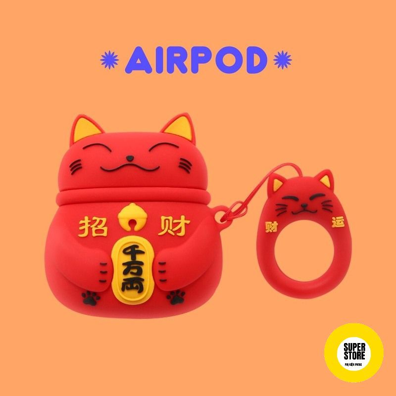 Vỏ Ốp Airpod Đựng Tai Nghe Airpods 1 2 Pro Hình Thú Nhiều Mẫu Dễ Thương Chất Liệu Silicon Chống Va Đập