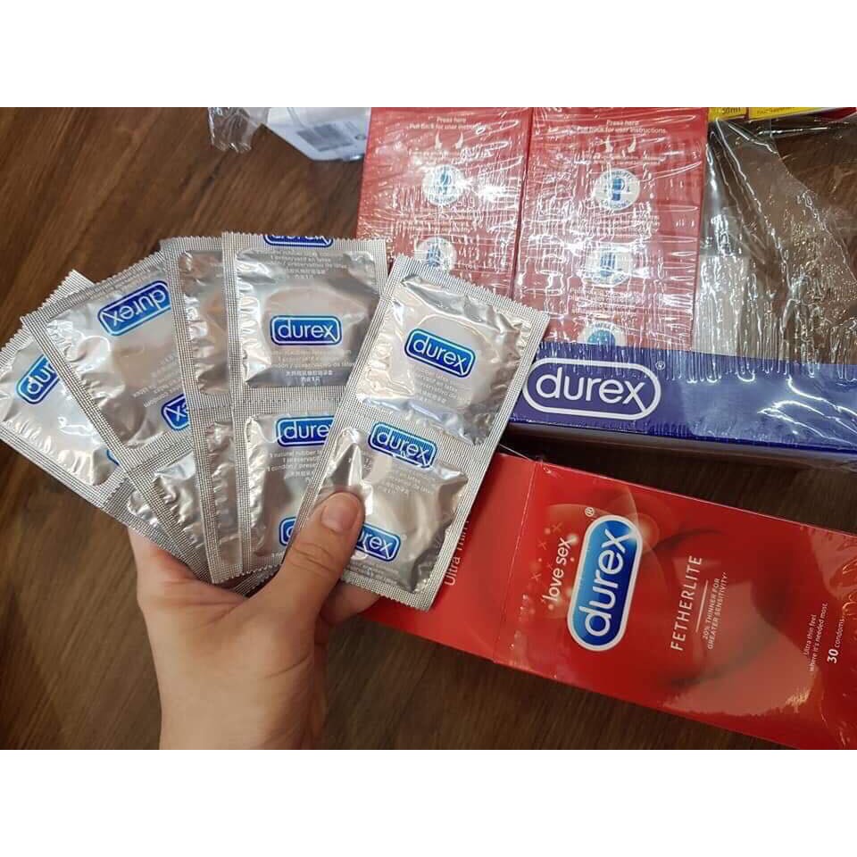 Bao cao su Durex Fetherlite Ultima SIÊU MỎNG - Hộp 30 cái