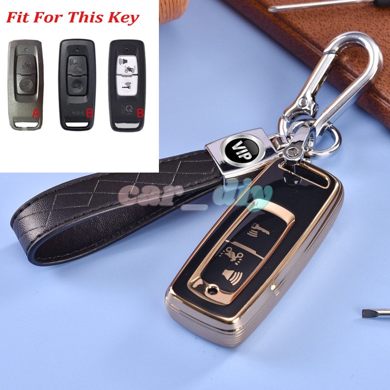 Vỏ TPU Bảo Vệ Chìa Khóa Điều Khiển Từ Xa Cho Xe Mô Tô Honda 2022 Vision SH Mode Air Blade Lead Vario PCX