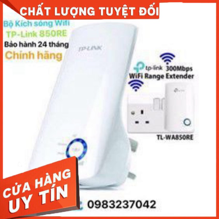 Bộ mở rộng sóng Wifi , Kích sóng wifi TPlink WA850RE - Hàng Chính Hãng đổi mới trong 24 tháng bảo hành