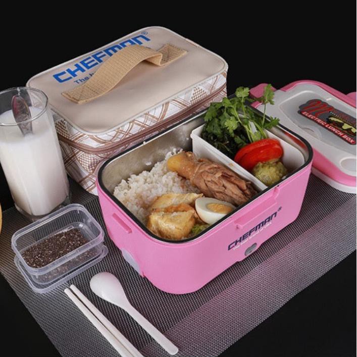 HỘP CƠM CẮM ĐIỆN CHEFMAN HÂM NÓNG THỨC ĂN HỘP CƠM VĂN PHÒNG BẢO HÀNG 5 NĂM | BigBuy360 - bigbuy360.vn