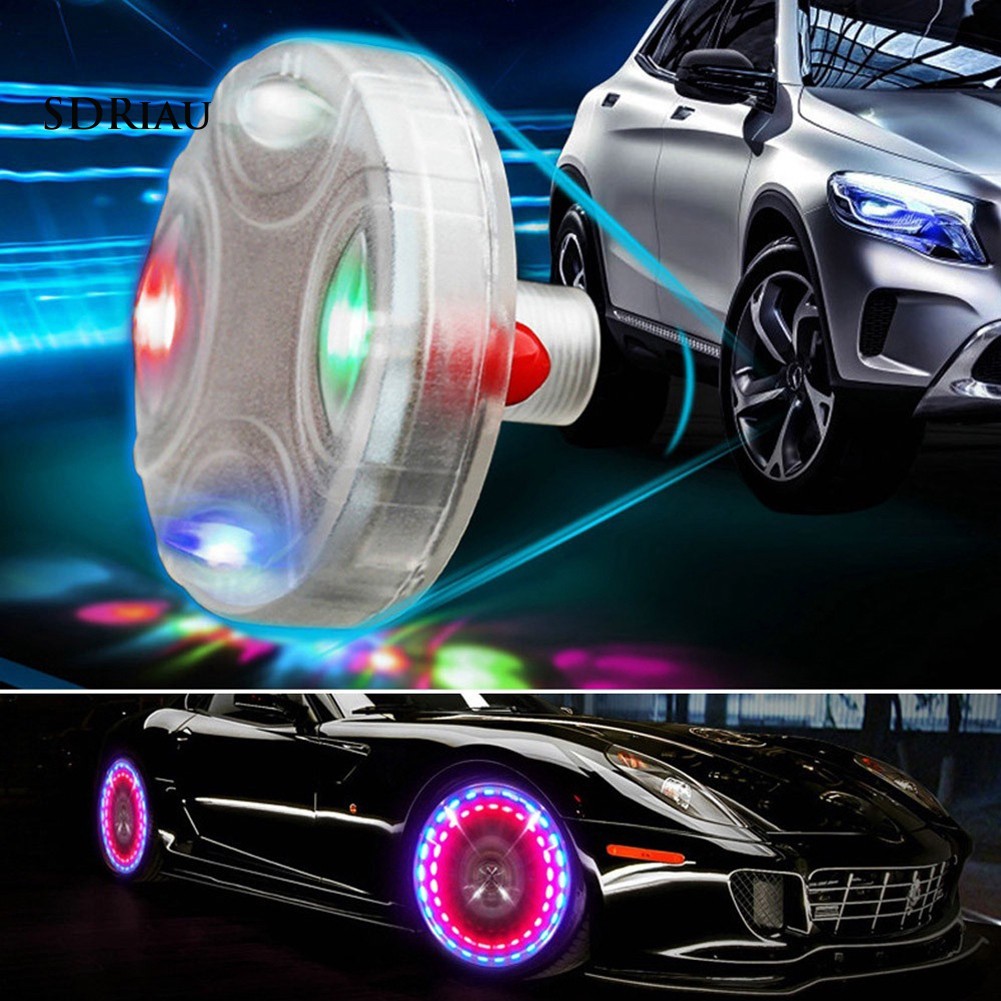 Đèn LED trang trí bánh xe hơi sử dụng năng lượng mặt trời đẹp mắt