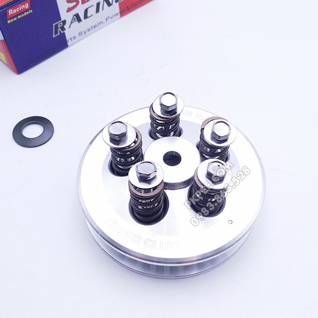 ĐẾ NHÔM Nồi Sum Racing 5 Lò Xo Exciter ,  Winner , Sonic , SIRIUS , EX150 EX135