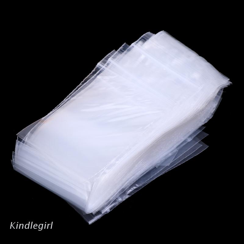 Set 100 Túi Zip Trong Suốt Kích Thước 4cm X 6cm