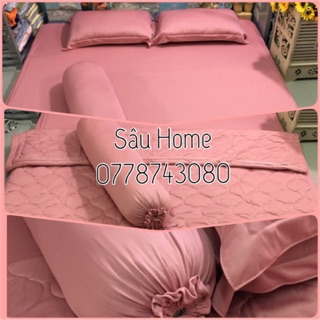 Trọn Bộ Drap Thun màu Full 5 món