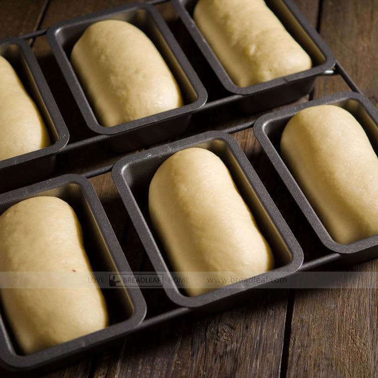 Khuôn Chữ Nhật 6 Bánh Breadleaf