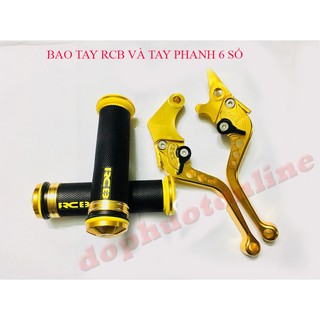COMBO: Tay Thắng 6 số và Bao Tay Nắm RCB cho Phanh cơ, Phanh đĩa <DPOL>