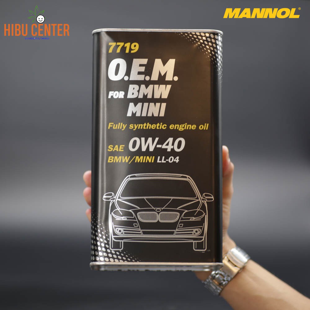 Nhớt MANNOL 0W-40 SN/CF O.E.M Cho Xe BMW Mini 7719 – 4 Lít Hàng Đức Cao Cấp Chính Hãng – HIBUCENTER