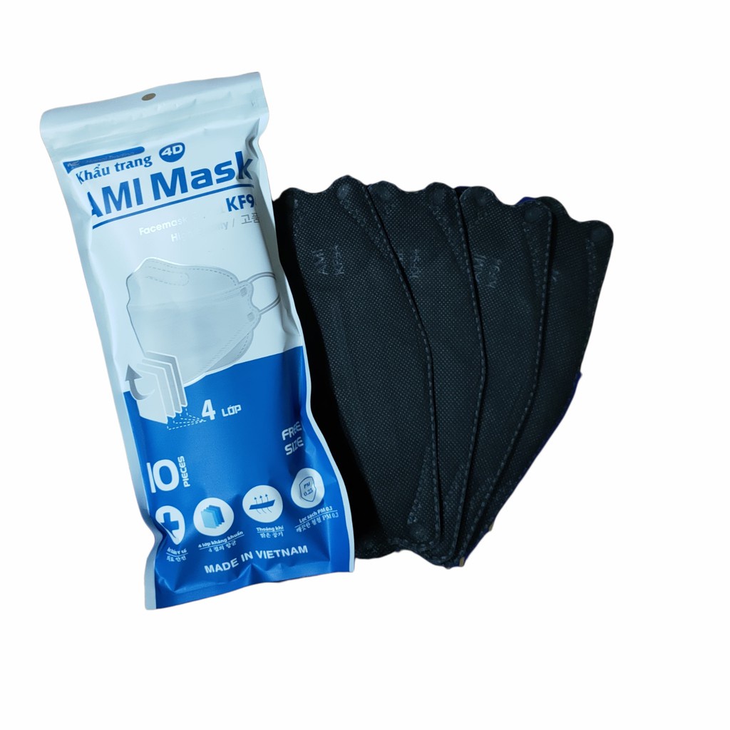 01 thùng 300 cái khẩu trang y tế 4D KF94 công nghệ Hàn Quốc