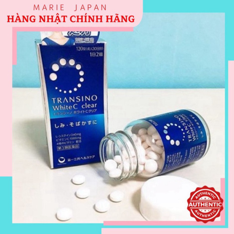 Hộp Transino White C Nhật Bản 120 viên [CHÍNH HÃNG] [HÀNG CHUẨN]