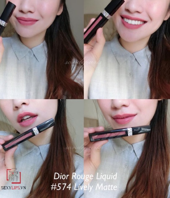 rouge dior liquid 574 lively matte