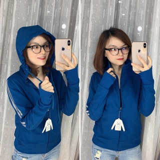 Áo khoác tháo nón - viền 2 sọc phát quang