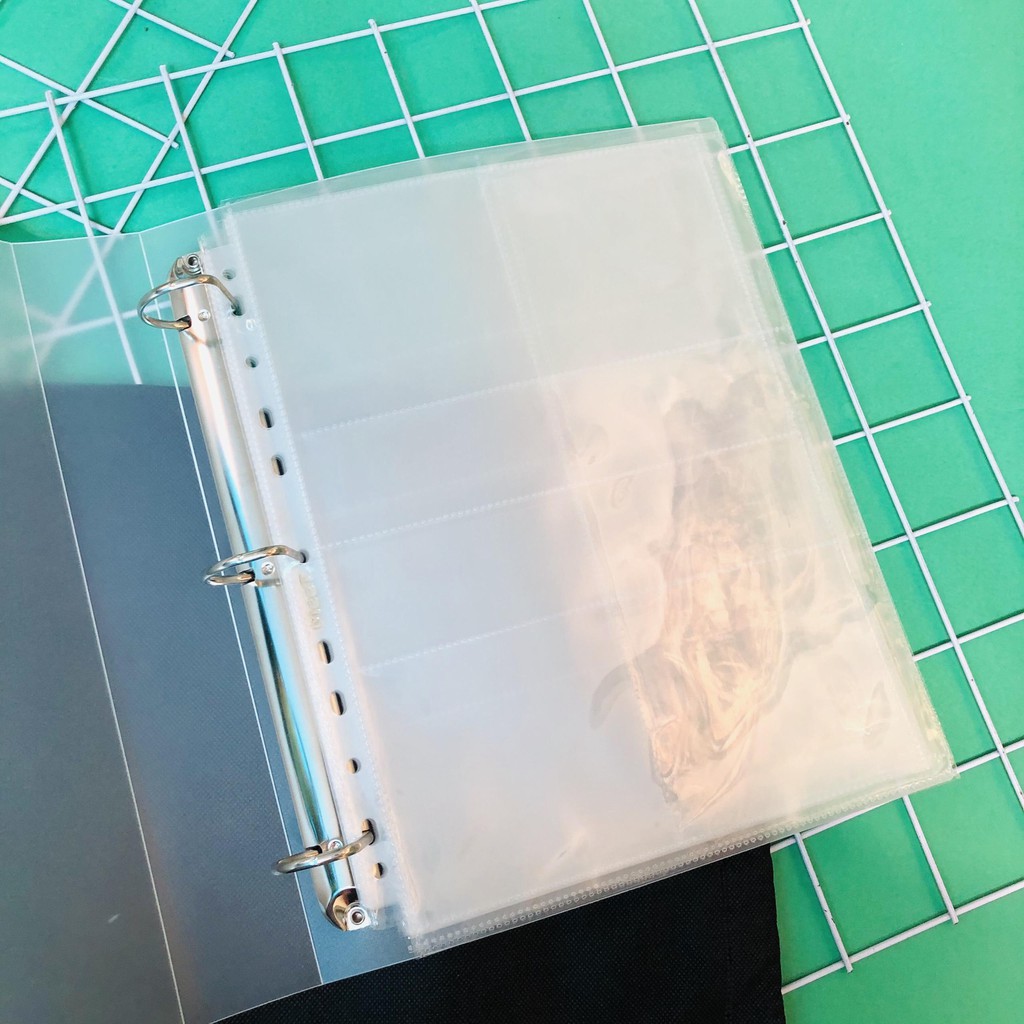 Binder MEET 15 loại sheet hỗn hợp tùy chọn theo yêu cầu - Binder đựng ảnh nhiều size - Binder A4 3 còng