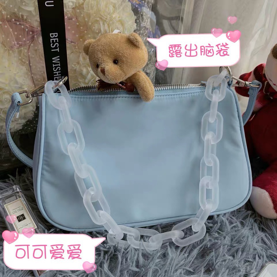 [ĐƯỜNG MAY ĐẸP][HOBO BLACKP|NK JENNIE] Túi kẹp nách JENNIE phối dây xích chất cao cấp siêu trend 2020 | BigBuy360 - bigbuy360.vn