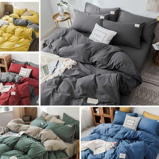 Chăn Ga Gối Đũi Cotton 4 món Nhập Khẩu Hàn Quốc Cao Cấp Đủ Size Đủ Màu  (Inbox Chọn Mẫu) Bedding 126