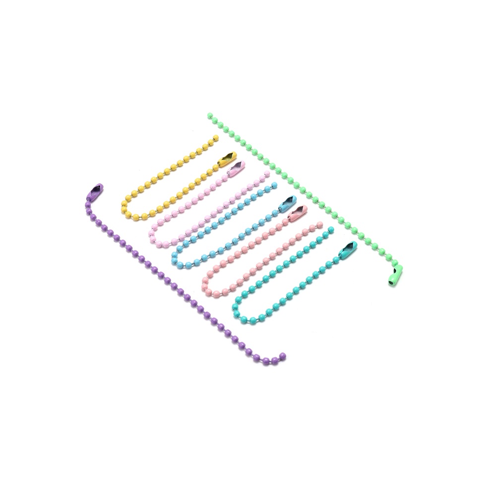 Set 10 Chuỗi Hạt Cườm 2.4mm Dùng Để Làm Móc Khóa Búp Bê