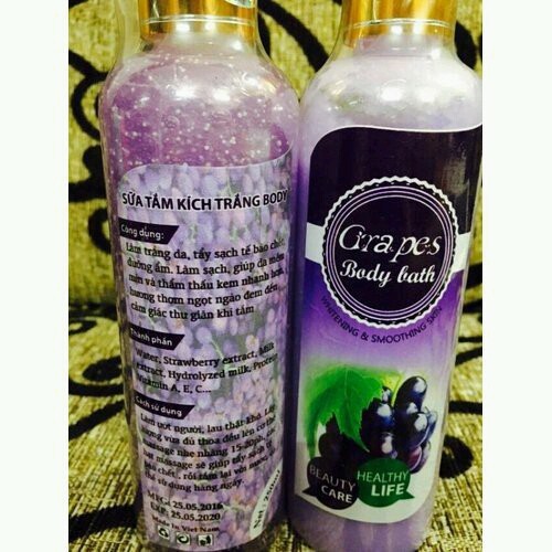 SỮA TẮM TRẮNG DA DÂU TÂY, TÁO,VIỆT QUẤT - THÁI LAN