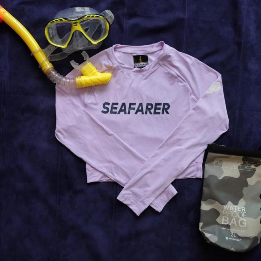 Áo bơi dài tay dáng croptop Seafarer Hàn Quốc nhiều màu [ẢNH THẬT] Vải co giãn, nhanh khô, giữ nhiệt cực tốt  ྇  ཾ ་ | BigBuy360 - bigbuy360.vn