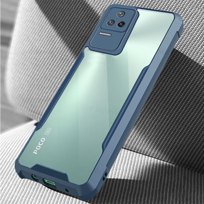 Transparent Acrylic Heavy Duty Back Cover Clear Shockproof Protect Case For Xiaomi Redmi K40S k50 gaming Poco F4 GT F 4 5G