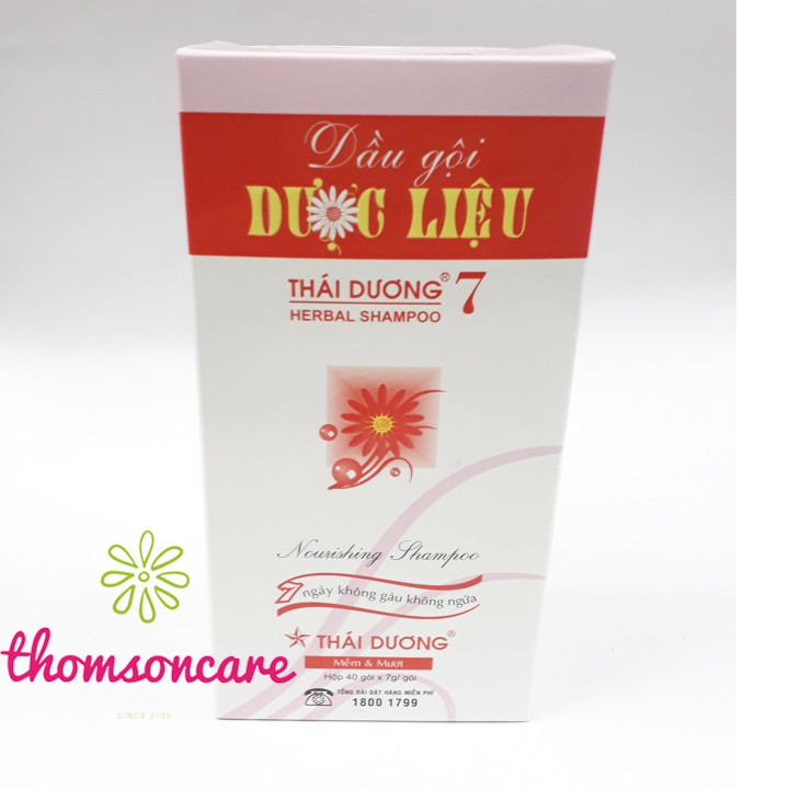 DẦU GỘI THÁI DƯƠNG 7 (Hộp 40 Gói)