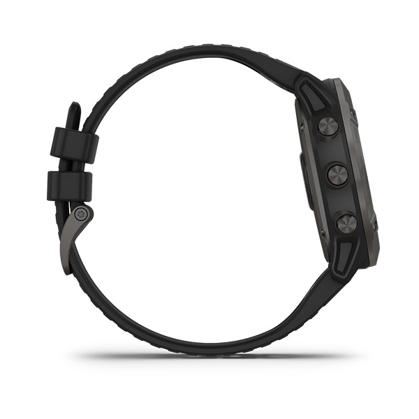 Đồng Hồ Thể Thao Garmin Fēnix 6X (Titanium Carbon Gray DLC with Black Band, Pro Solar)