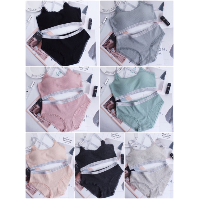 Bộ Lót Nữ Không Gọng Đệm Bàn Tay | BigBuy360 - bigbuy360.vn